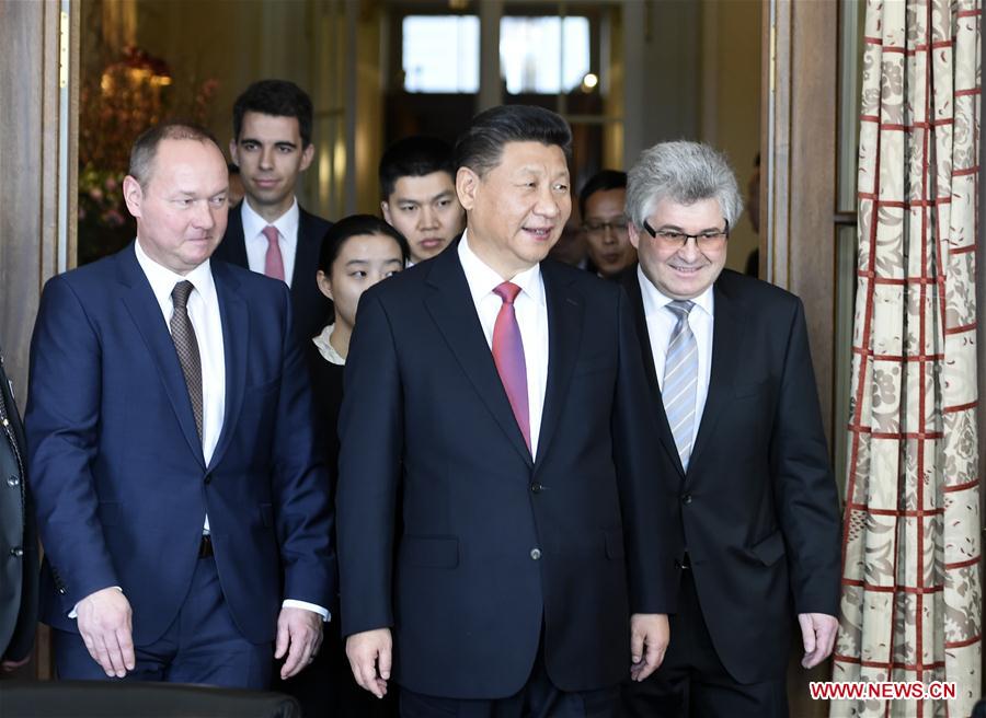 SWITZERLAND-CHINA-XI JINPING-PARLIAMENT-MEETING 