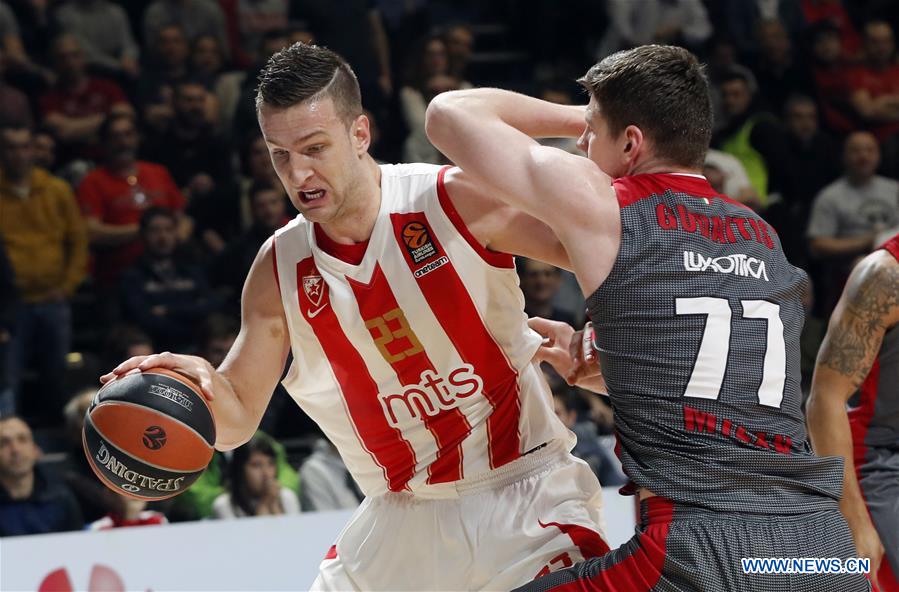 (SP)SERBIA-BELGRADE-BASKETBALL-EUROLEAGUE-CRVENA ZVEZDA VS ARMANI