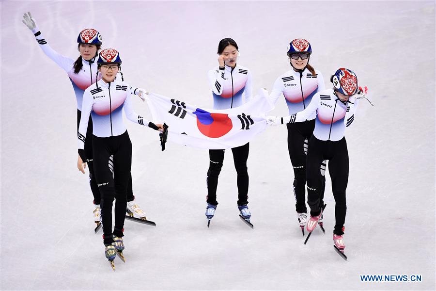 (SP)OLY-SOUTH KOREA-PYEONGCHANG-SHORT TRACK-LADIES' 3000M RELAY