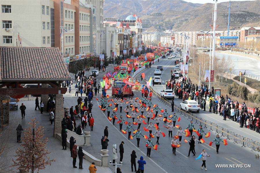 #CHINA-HEBEI-ZHANGJIAKOU-YANGGE DANCE (CN)