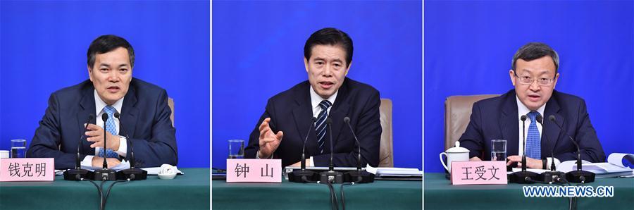 (TWO SESSIONS)CHINA-BEIJING-NPC-PRESS CONFERENCE-COMMERCE (CN)