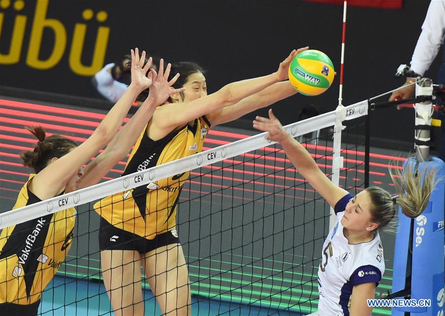 (SP)TURKEY-ISTANBUL-CEV CHAMPIONS LEAGUE-PLAYOFFS-VAKIFBANK VS VOLERO ZURICH