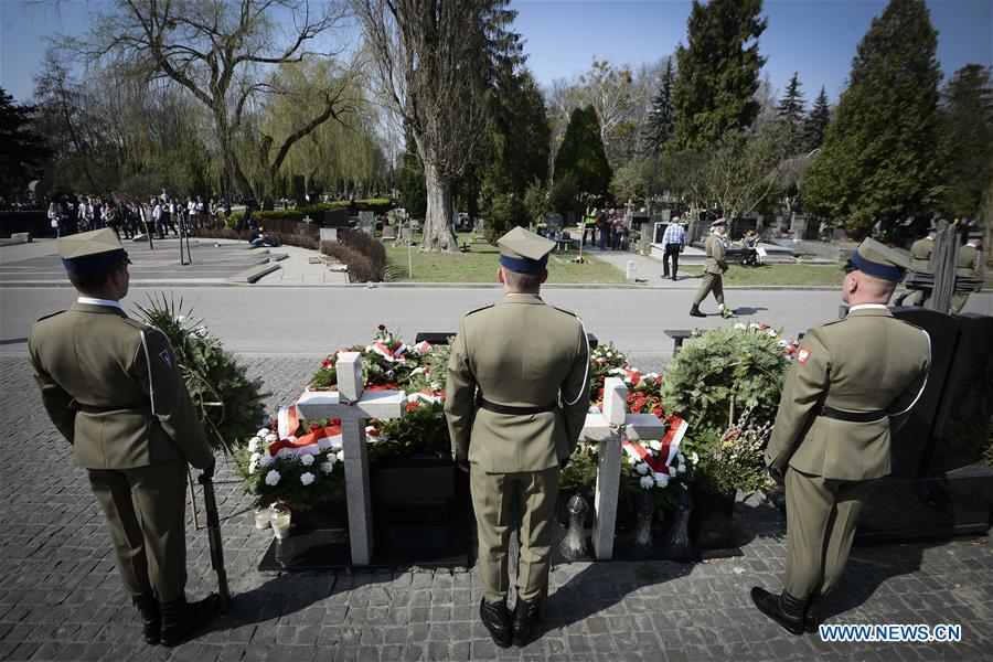 POLAND-WARSAW-PLANE CRASH-ANNIVERSARY-COMMEMORATION