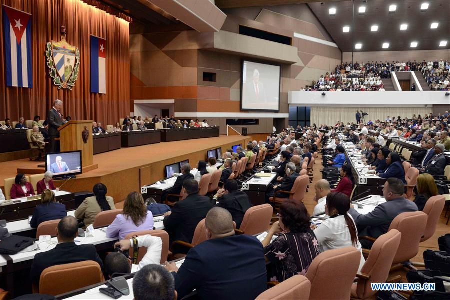 CUBA-HAVANA-NATIONAL ASSEMBLY-SESSION-MIGUEL DIAZ-CANEL