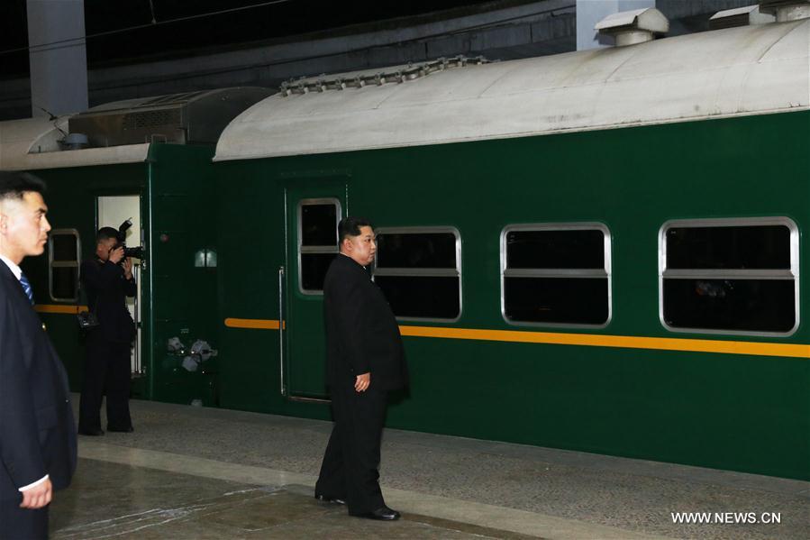 DPRK-PYONGYANG-TRAIN