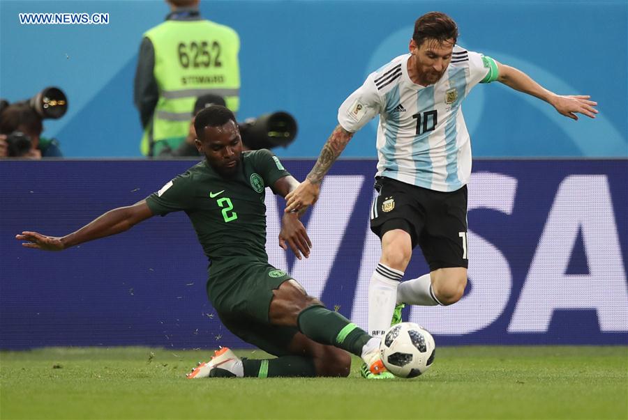 (SP)RUSSIA-SAINT PETERSBURG-2018 WORLD CUP-GROUP D-NIGERIA VS ARGENTINA