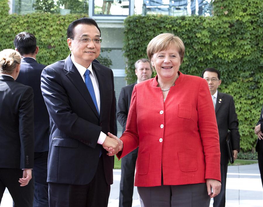 GERMANY-BERLIN-CHINA-LI KEQIANG-ANGELA MERKEL-TALKS