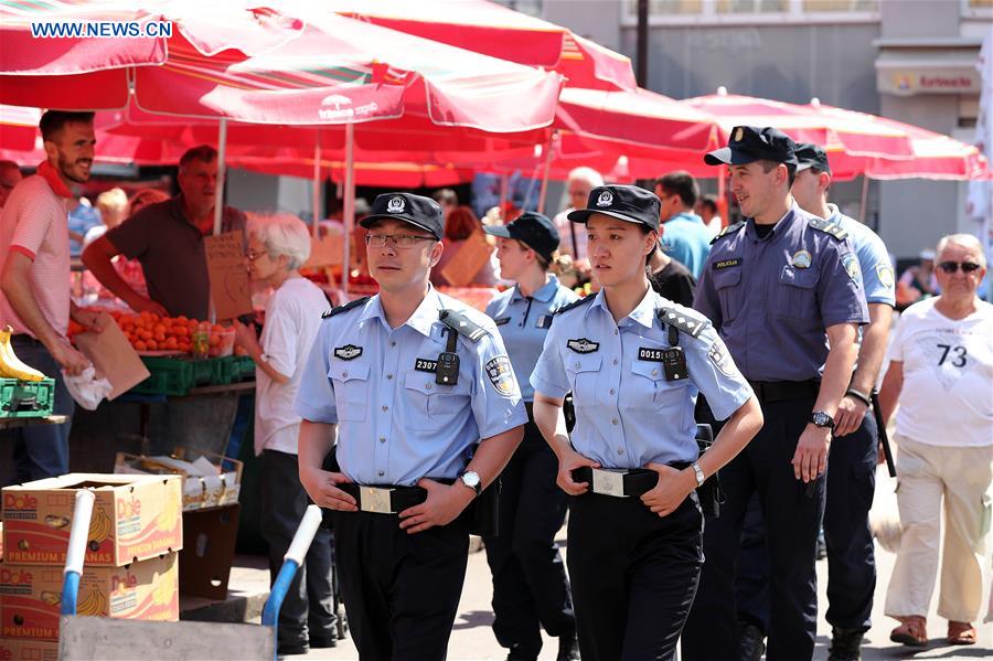 CROATIA-CHINA-TOURISM-JOINT POLICE PATROL