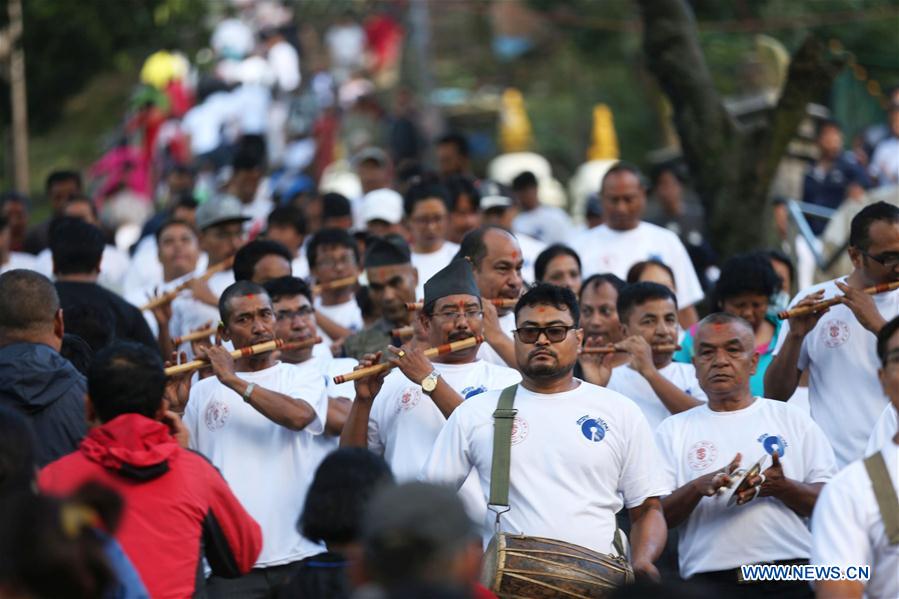 NEPAL-KATHMANDU-CULTURE-GUNLA FESTIVAL