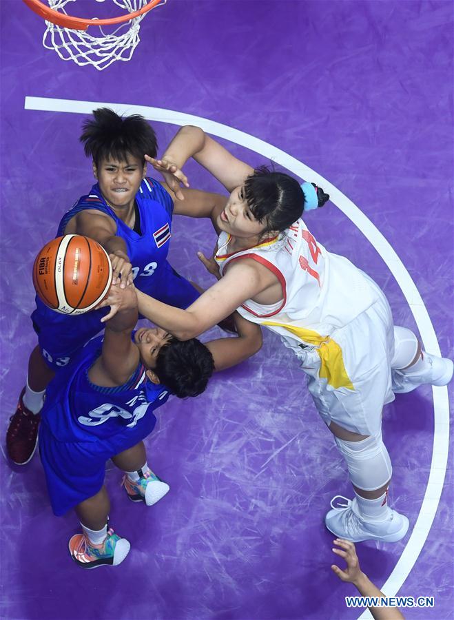 (SP)INDONESIA-JAKARTA-ASIAN GAMES-BASKETBALL-CHINA VS THAILAND