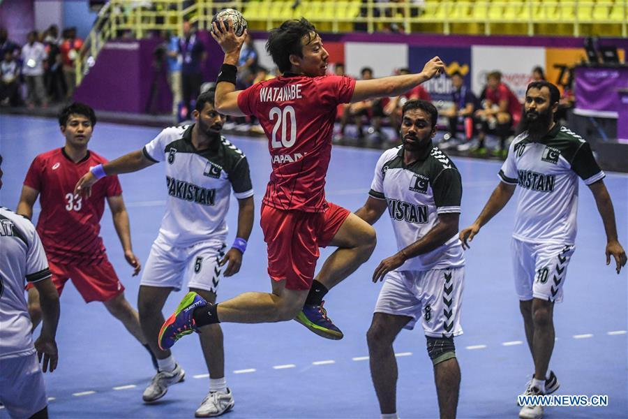 (SP)INDONESIA-JAKARTA-ASIAN GAMES-HANDBALL-JAPAN VS PAKISTAN