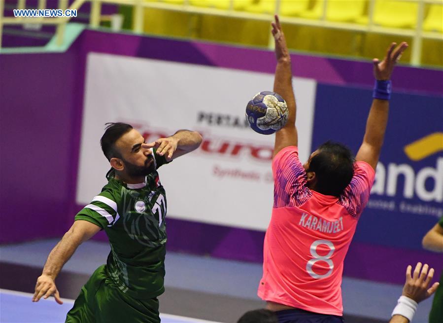 (SP)INDONESIA-JAKARTA-ASIAN GAMES-HANDBALL-INDIA VS IRAQ