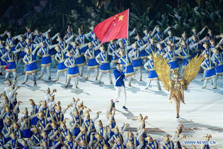 (SP)INDONESIA-JAKARTA-ASIAN GAMES-OPENING CEREMONY