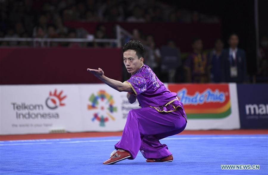 (SP)INDONESIA-JAKARTA-ASIAN GAMES-WUSHU-MEN’S CHANGQUAN