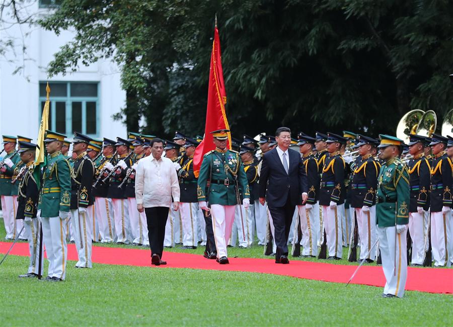 PHILIPPINES-CHINA-XI JINPING-DUTERTE-TALKS 