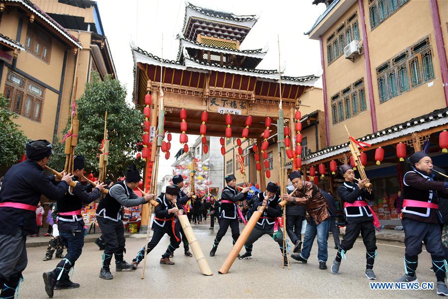 CHINA-GUIZHOU-NEW YEAR OF DONG ETHNIC GROUP (CN)