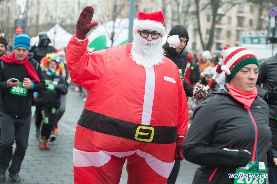 LITHUANIA-VILNIUS-CHRISTMAS RUN