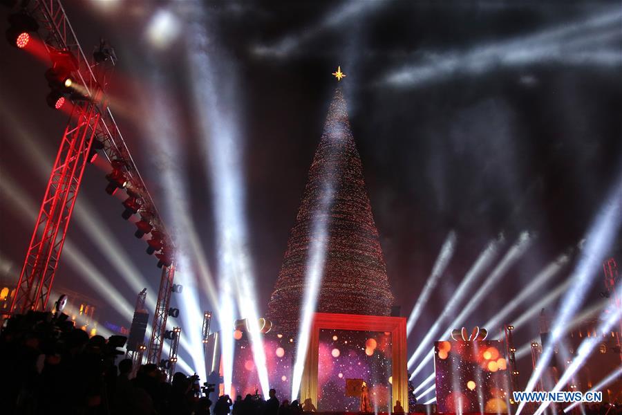 ARMENIA-YEREVAN-CHRISTMAS TREE-LIGHTING CEREMONY