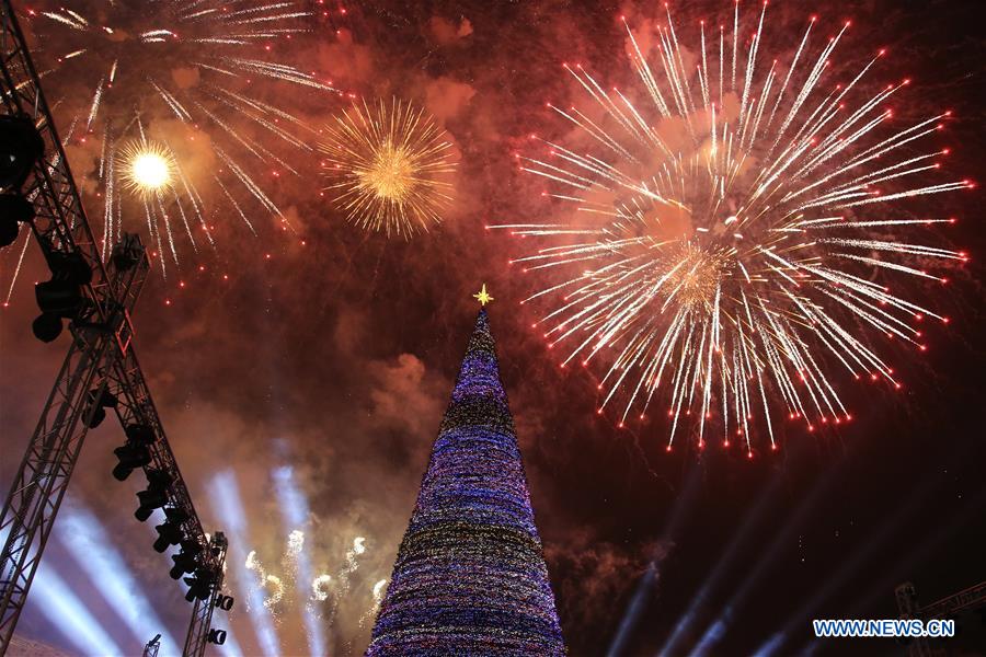 ARMENIA-YEREVAN-CHRISTMAS TREE-LIGHTING CEREMONY