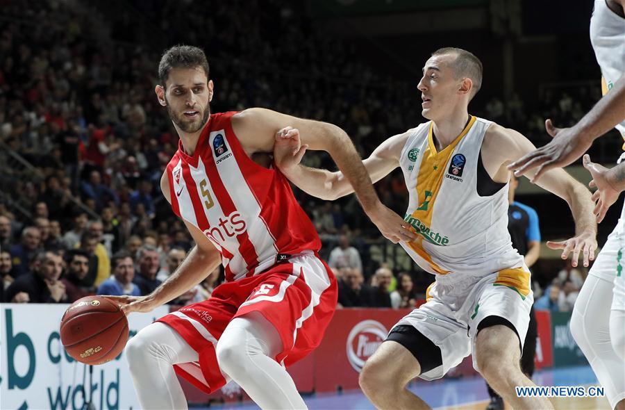 (SP)SERBIA-BELGRADE-BASKETBALL-EUROCUP-CRVENA ZVEZDA VS LIMOGES