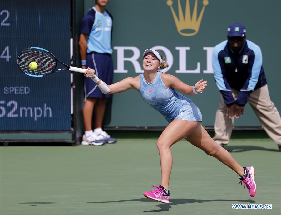 (SP)U.S.-INDIAN WELLS-TENNIS-BNP PARIBAS OPEN-WOMEN'S SINGLES-QUALIFYING