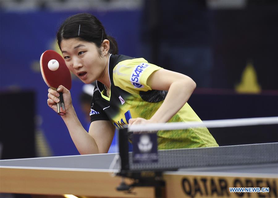 (SP)QATAR-DOHA-TABLE TENNIS-QATAR OPEN-WOMEN'S SINGLES