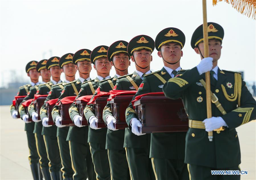 SOUTH KOREA-INCHEON-CHINESE MARTYRS' REMAINS-TRANSFER