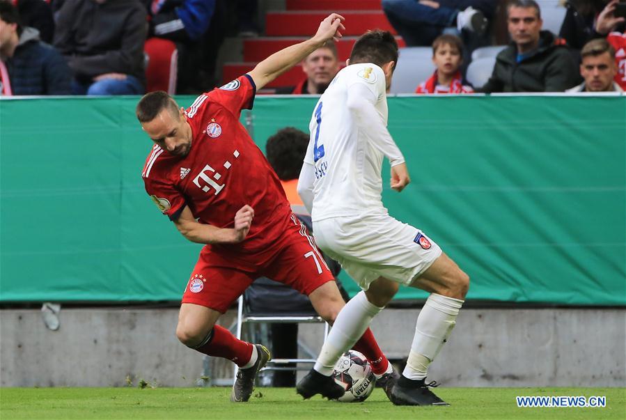 (SP)GERMANY-MUNICH-SOCCER-GERMAN CUP-BAYERN MUNICH VS HEIDENHEIM