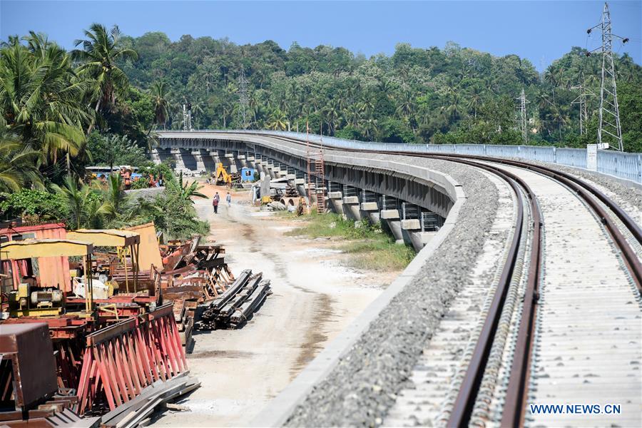 SRI LANKA-CHINA-FUNDED RAILWAY LINE-OPEN