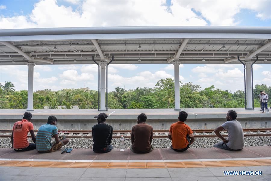 SRI LANKA-CHINA-FUNDED RAILWAY LINE-OPEN