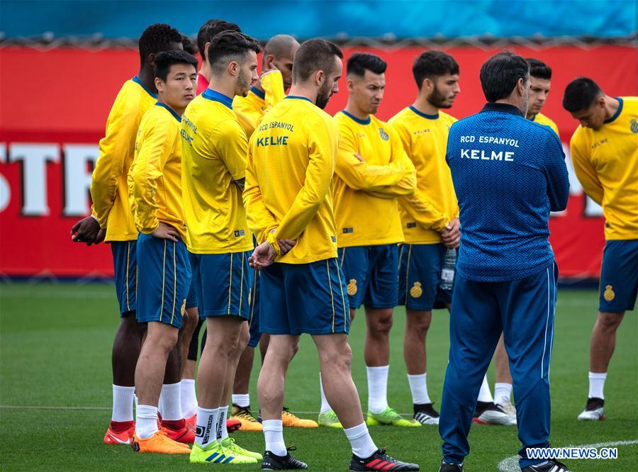 (SP)SPAIN-BARCELONA-RCD ESPANYOL-TRAINING