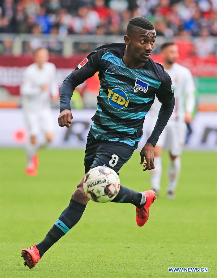 (SP)GERMANY-AUGSBURG-SOCCER-BUNDESLIGA-AUGSBURG VS HERTHA