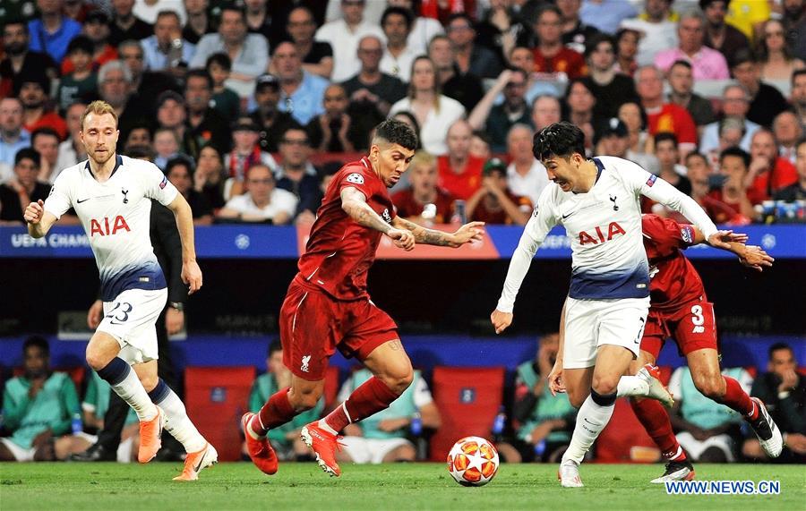 (SP)SPAIN-MADRID-UEFA CHAMPIONS LEAGUE-FINAL-LIVERPOOL VS HOTSPUR