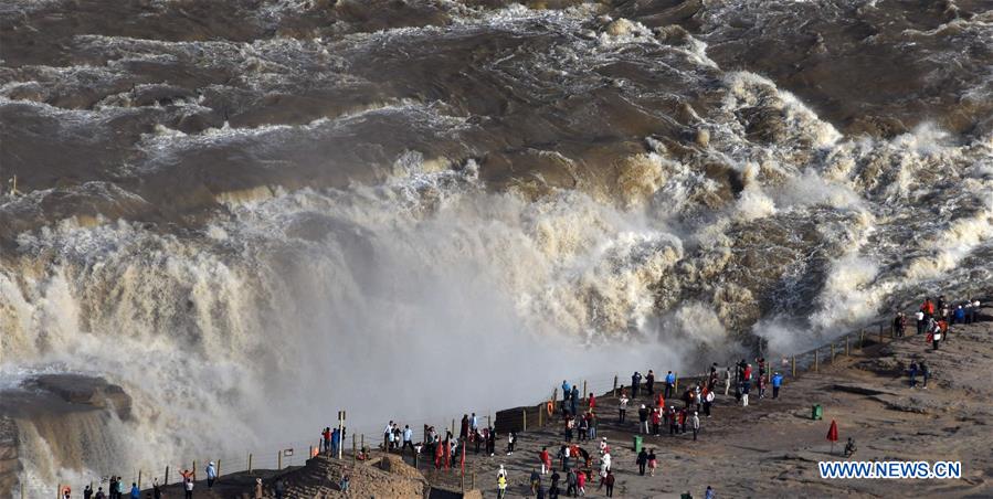 #CHINA-SHANXI-YELLOW RIVER-HUKOU WATERFALL (CN)