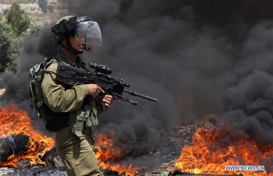 MIDEAST-WEST BANK-NABLUS-CLASHES