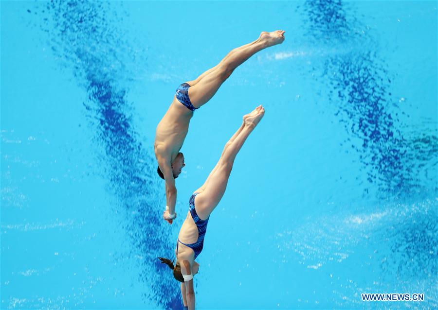 (SP)SOUTH KOREA-GWANGJU-FINA WORLD CHAMPIONSHIPS-DIVING-MIXED 10M SYNCHRONISED