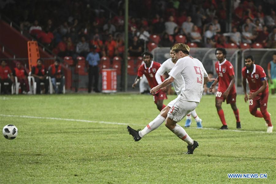 (SP)MALDIVES-MALE-SOCCER-2022 QATAR FIFA WORLD CUP-ASIAN QUALIFIERS-CHINA VS MALDIVES