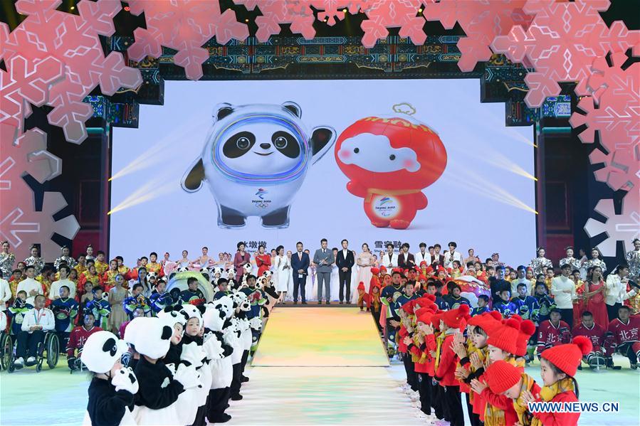 (SP)CHINA-BEIJING-2022 WINTER OLYMPIC AND PARALYMPIC GAMES-MASCOTS-LAUNCH (CN)