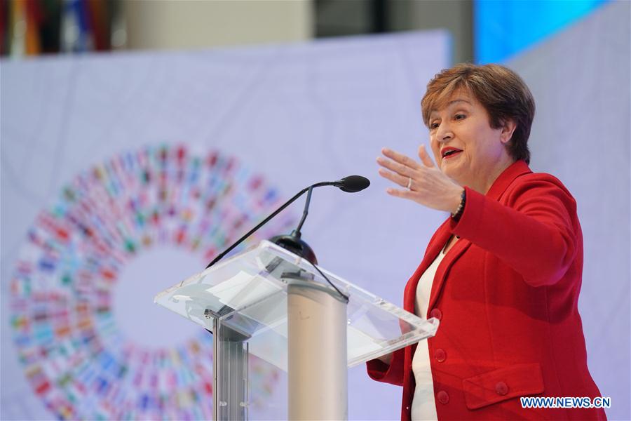 U.S.-WASHINGTON-KRISTALINA GEORGIEVA-IMF-SPEECH