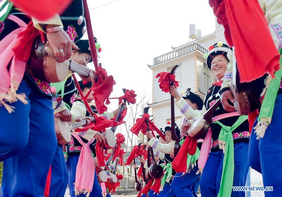 #CHINA-YUNNAN-DALI-CHINESE LUNAR NEW YEAR-GALA-REHEARSAL (CN)