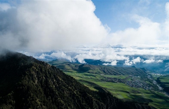 Scenery of Qilian County in northwest China's Qinghai