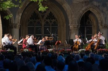 Vajdahunyad Castle Summer Music Festival held in Budapest, Hungary