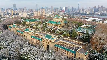 武漢大學雪后如畫