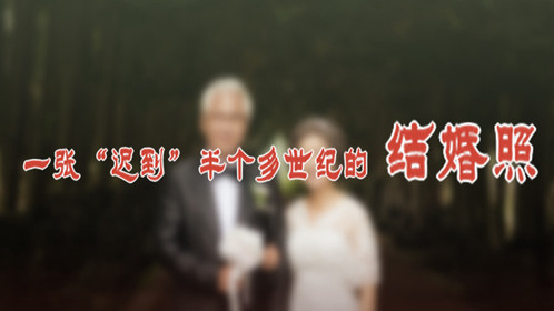 一張“遲到”半個(gè)多世紀(jì)的結(jié)婚照