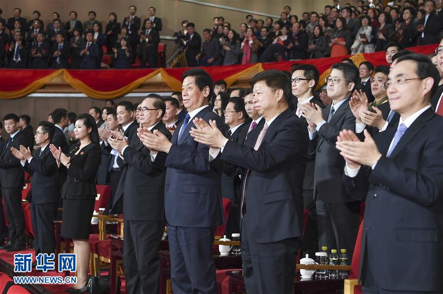 （時(shí)政）（1）朝鮮友好藝術(shù)團(tuán)在京訪演 栗戰(zhàn)書(shū)、王滬寧分別出席有關(guān)活動(dòng)